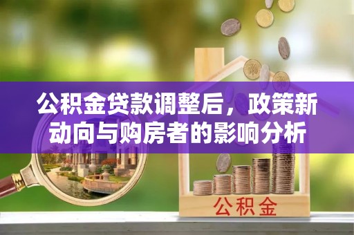 临潼公积金贷款调整后，政策新动向与购房者的影响分析