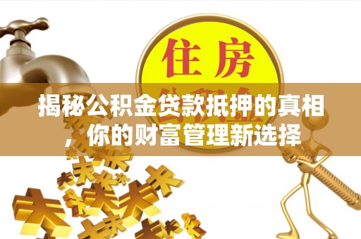 临潼揭秘公积金贷款抵押的真相，你的财富管理新选择