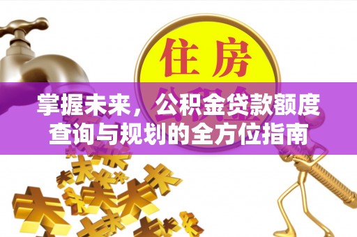 临潼掌握未来，公积金贷款额度查询与规划的全方位指南