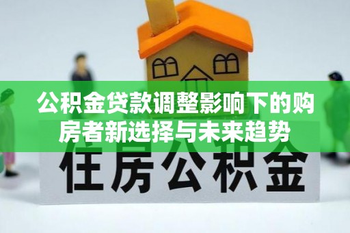 临潼公积金贷款调整影响下的购房者新选择与未来趋势