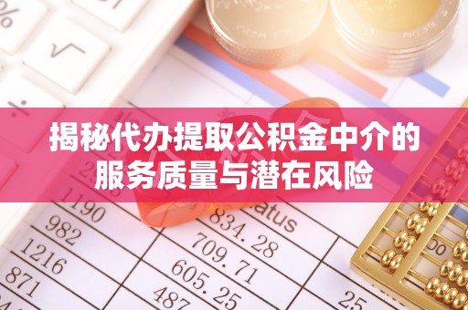 临潼揭秘代办提取公积金中介的服务质量与潜在风险