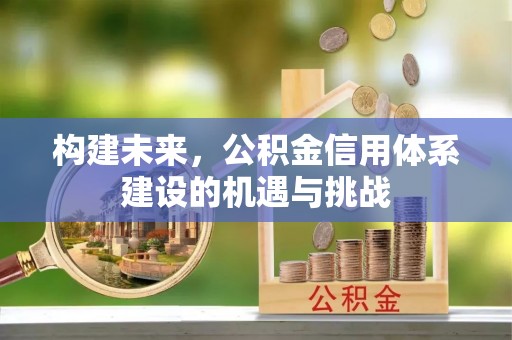 临潼构建未来，公积金信用体系建设的机遇与挑战